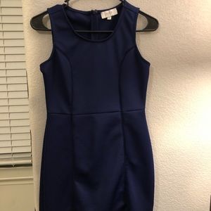 Jaye.e navy blue dress!